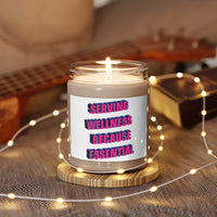 SERVING REALNESS BECAUSE ESSENTIAL  Scented Soy Candle, 9oz