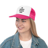 OK BOOMER BECAUSE NOW Trucker Caps