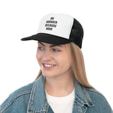 OK BOOMER BECAUSE NOW Trucker Caps