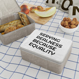 SERVING REALNESS BECAUSE EQUALITY Paper Lunch Bag