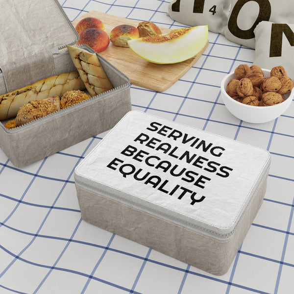 SERVING REALNESS BECAUSE EQUALITY Paper Lunch Bag