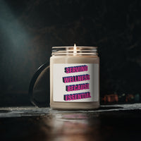 SERVING REALNESS BECAUSE ESSENTIAL  Scented Soy Candle, 9oz