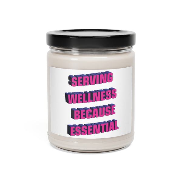 SERVING REALNESS BECAUSE ESSENTIAL  Scented Soy Candle, 9oz